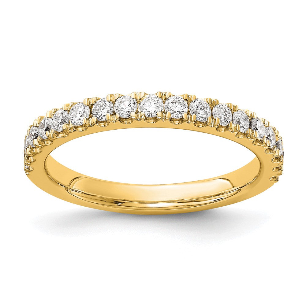 14k 1/2 ct Lab Grown Diamond VS+ F+ Complete Wedding Band
