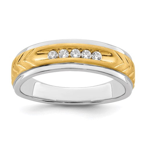 14K White Gold Halo Plus (Holds 1/2 carat (5.00mm) Trillion Center) 1/4 carat Diamond Semi-Mount Engagement Ring