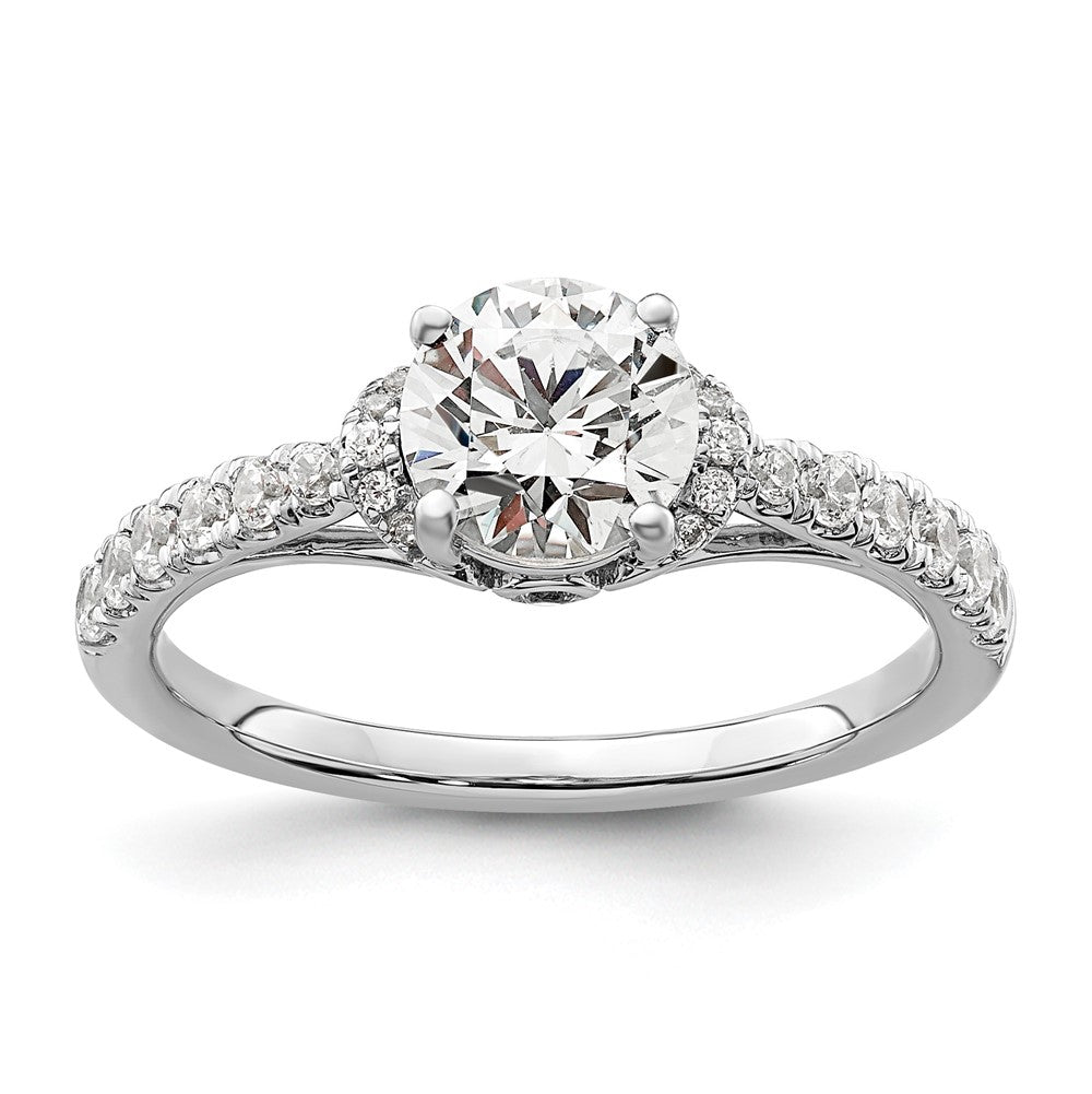 14kw 1/3 ct Lab Grown Diamond VS/SI+ G+ Semi Mount Engagement Ring