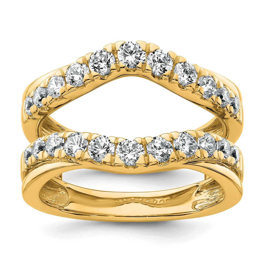 14k 1 1/5ct Lab Grown Diamond VS/SI+ G+ Complete Ring Guard