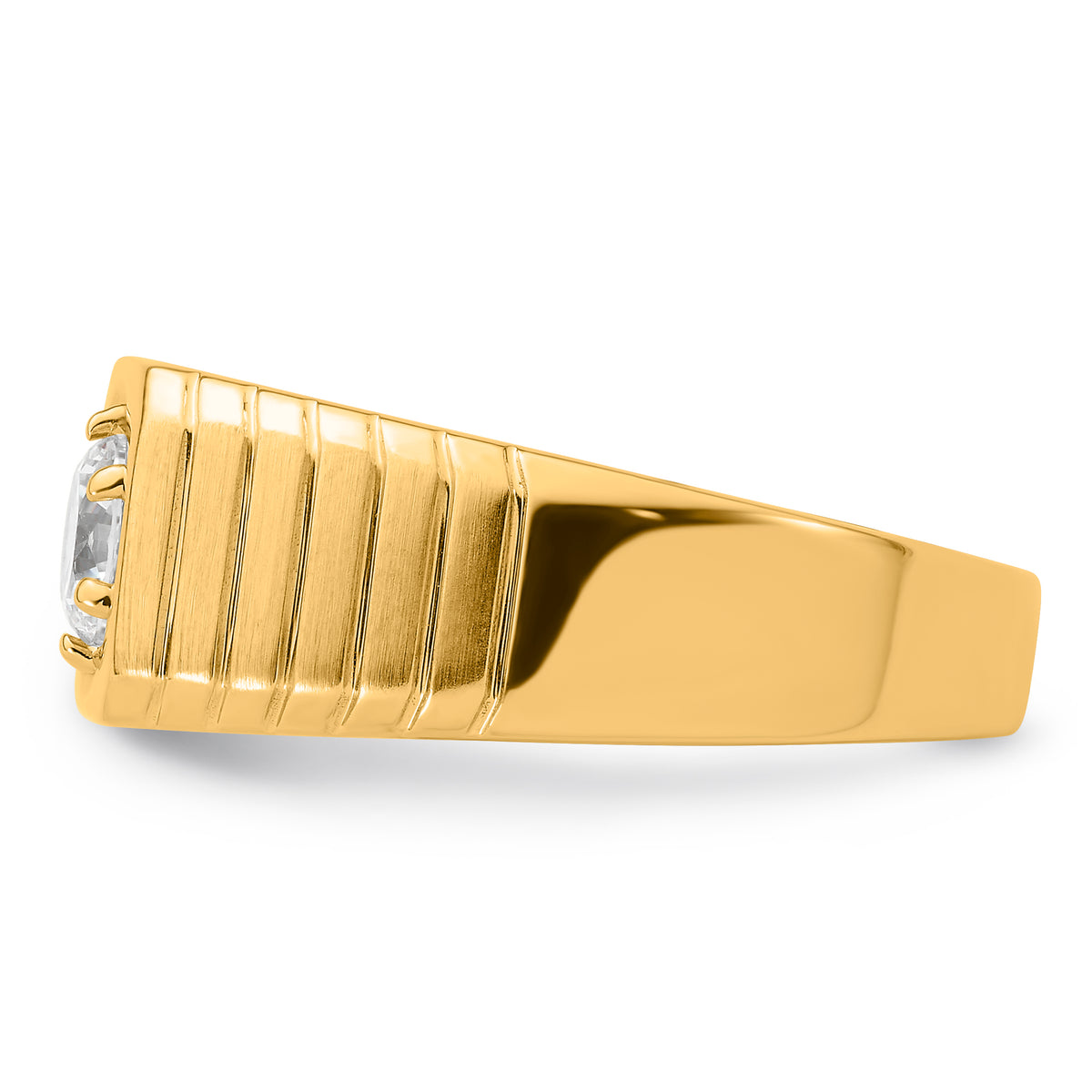 10K VS/SI FGH Lab Grown Diamond Mens Ring