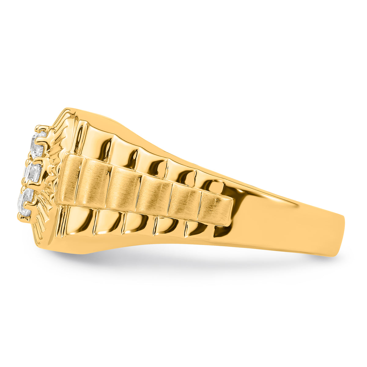 10K VS/SI FGH Lab Grown Diamond Mens Ring