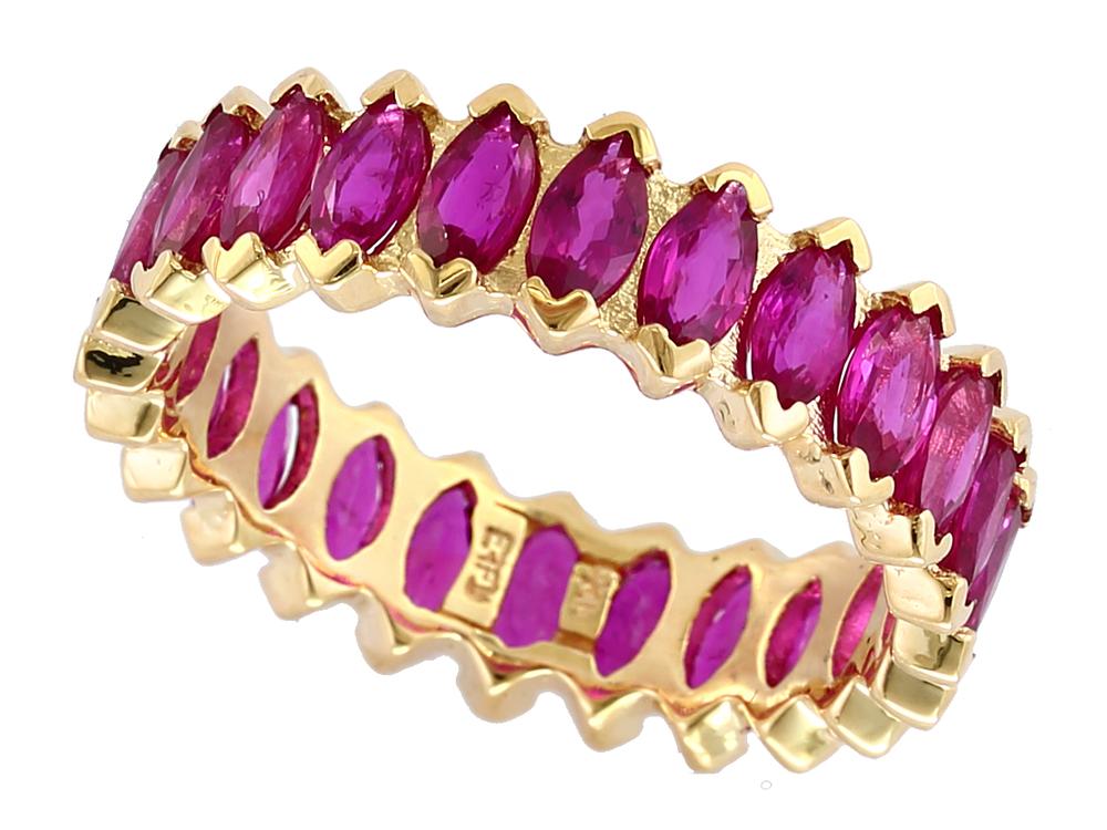 EFFY 14K YELLOW GOLD ,NATURAL RUBY RING