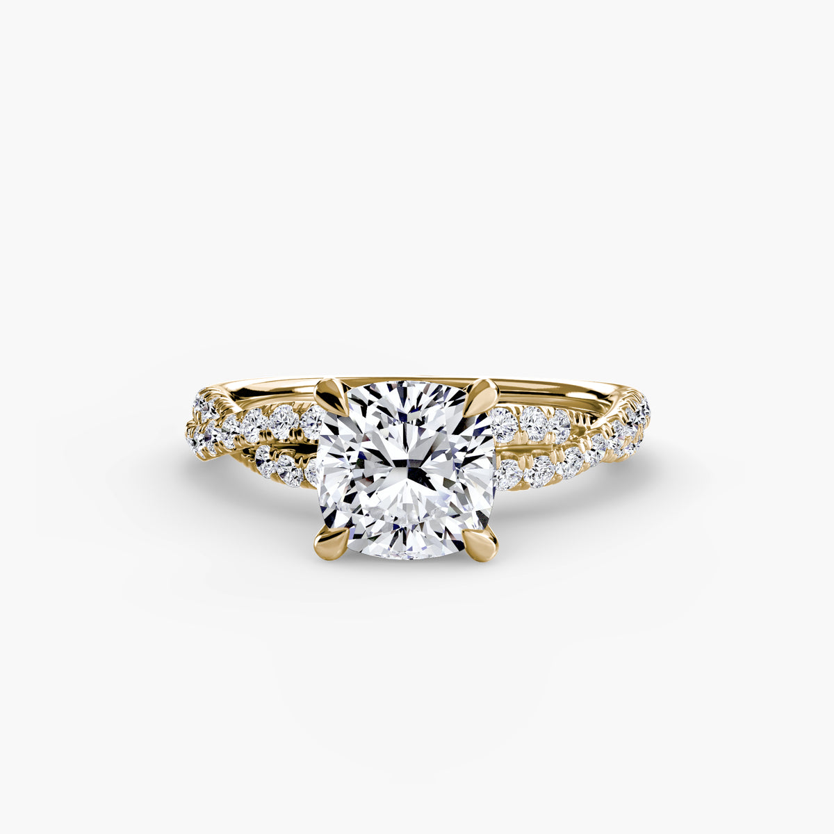 Ring Setting - 14K Yellow Gold (Oval)
