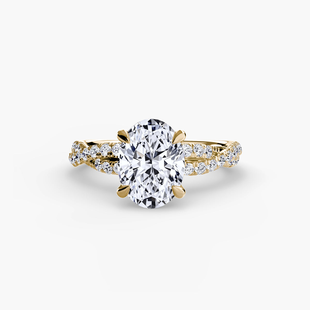 Ring Setting - 14K Yellow Gold (Pear)