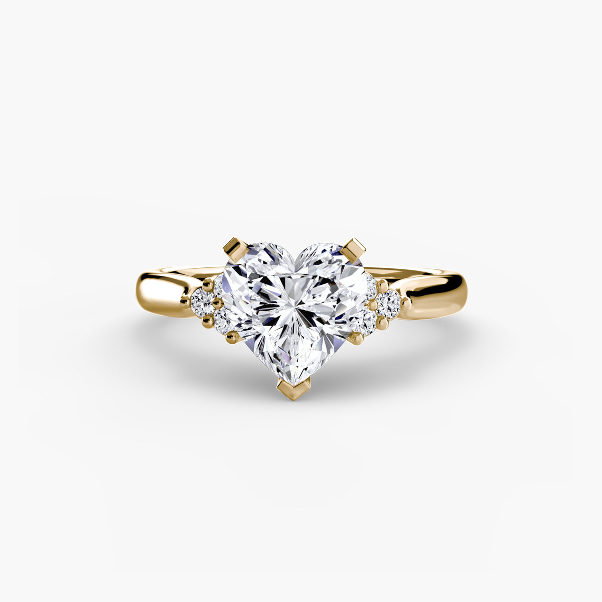 Ring Setting - 14K Yellow Gold (Radiant)