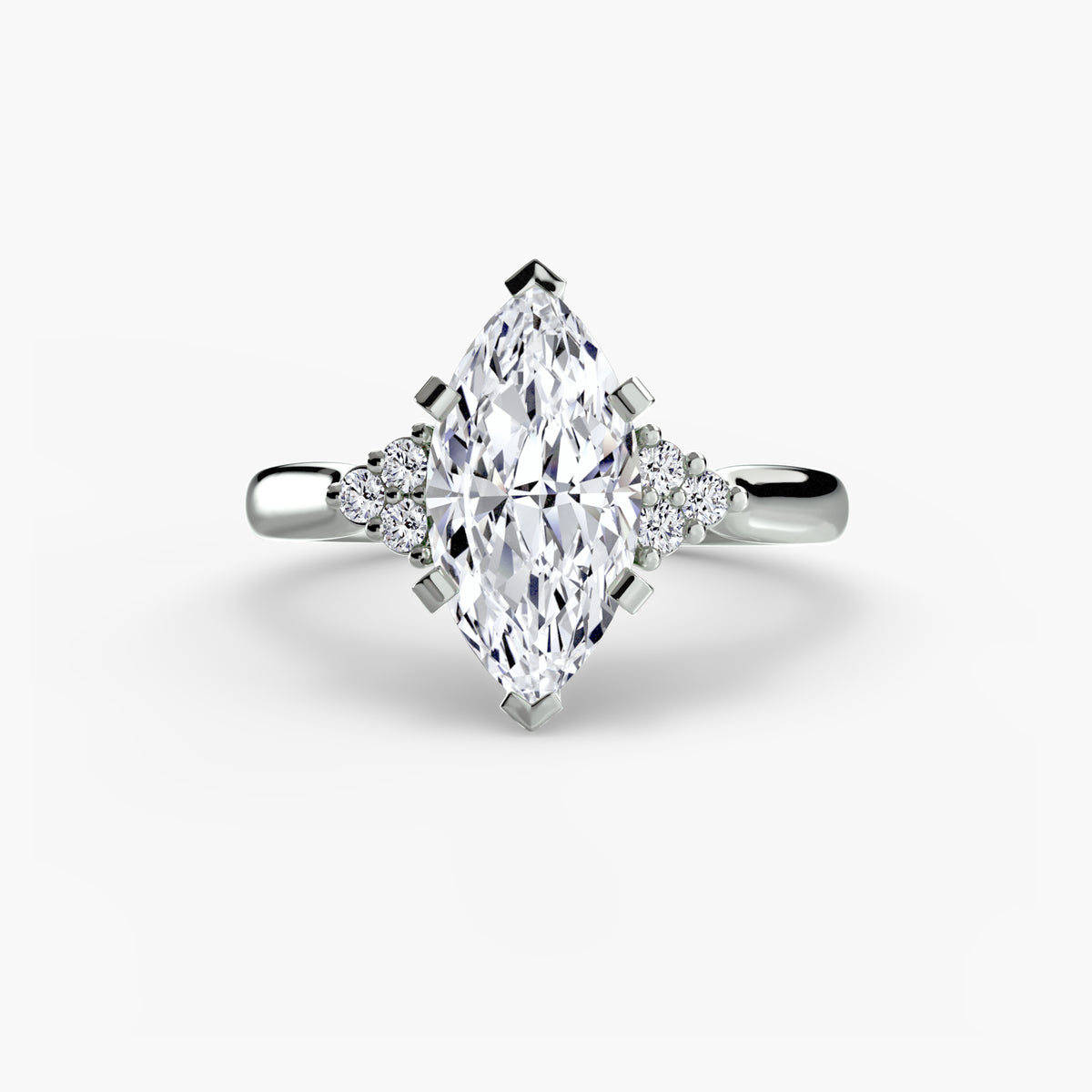 Ring Setting - 18K Yellow Gold (Round)
