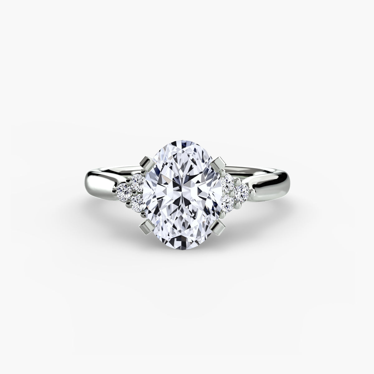 Ring Setting - 950 Platinum (Pear)