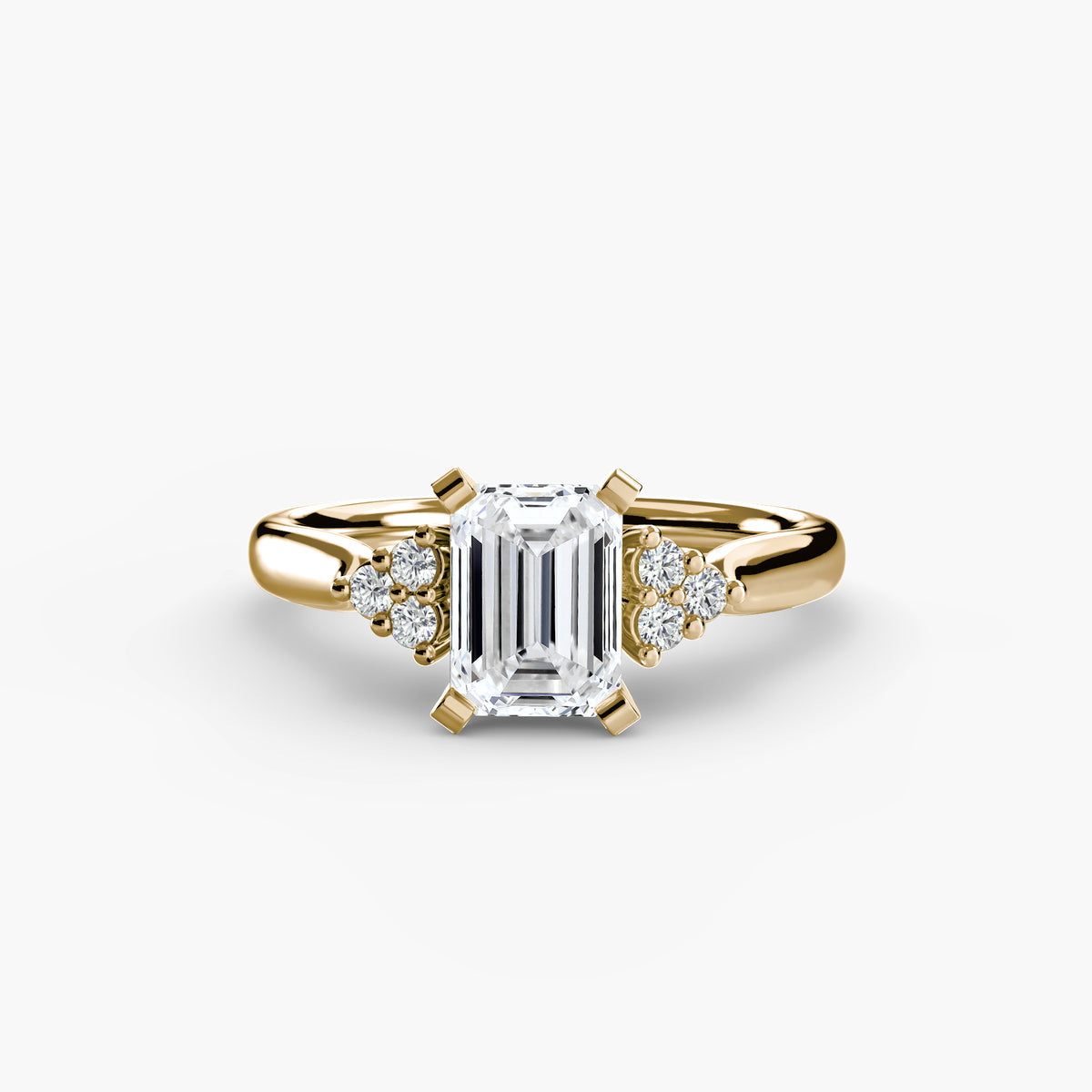 Ring Setting - 14K Yellow Gold (Heart)