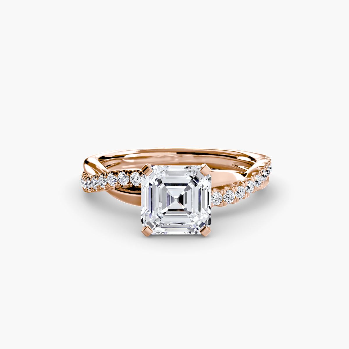 Ring Setting - 14K Rose Gold (Marquise)