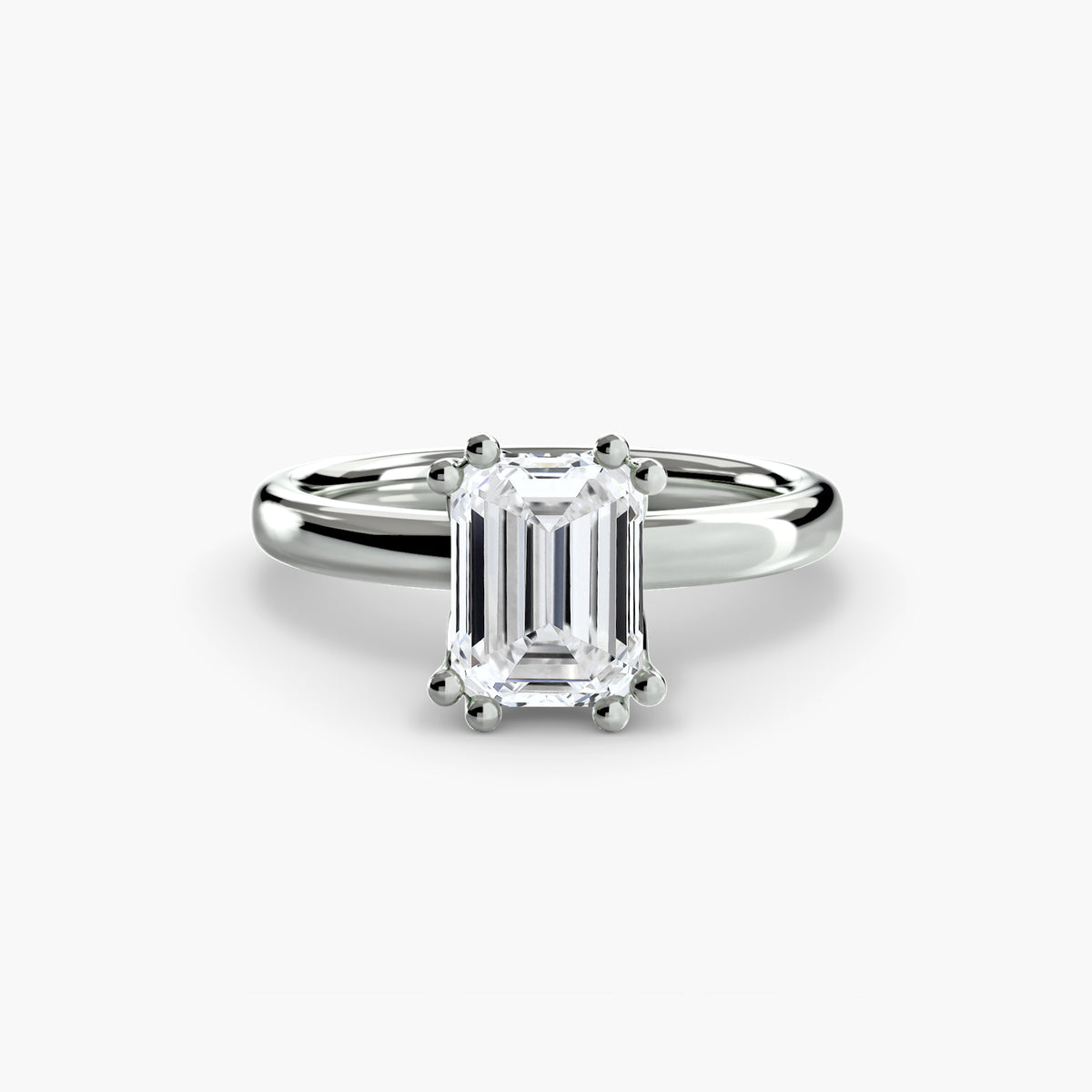 Ring Setting - 950 Platinum (Heart)
