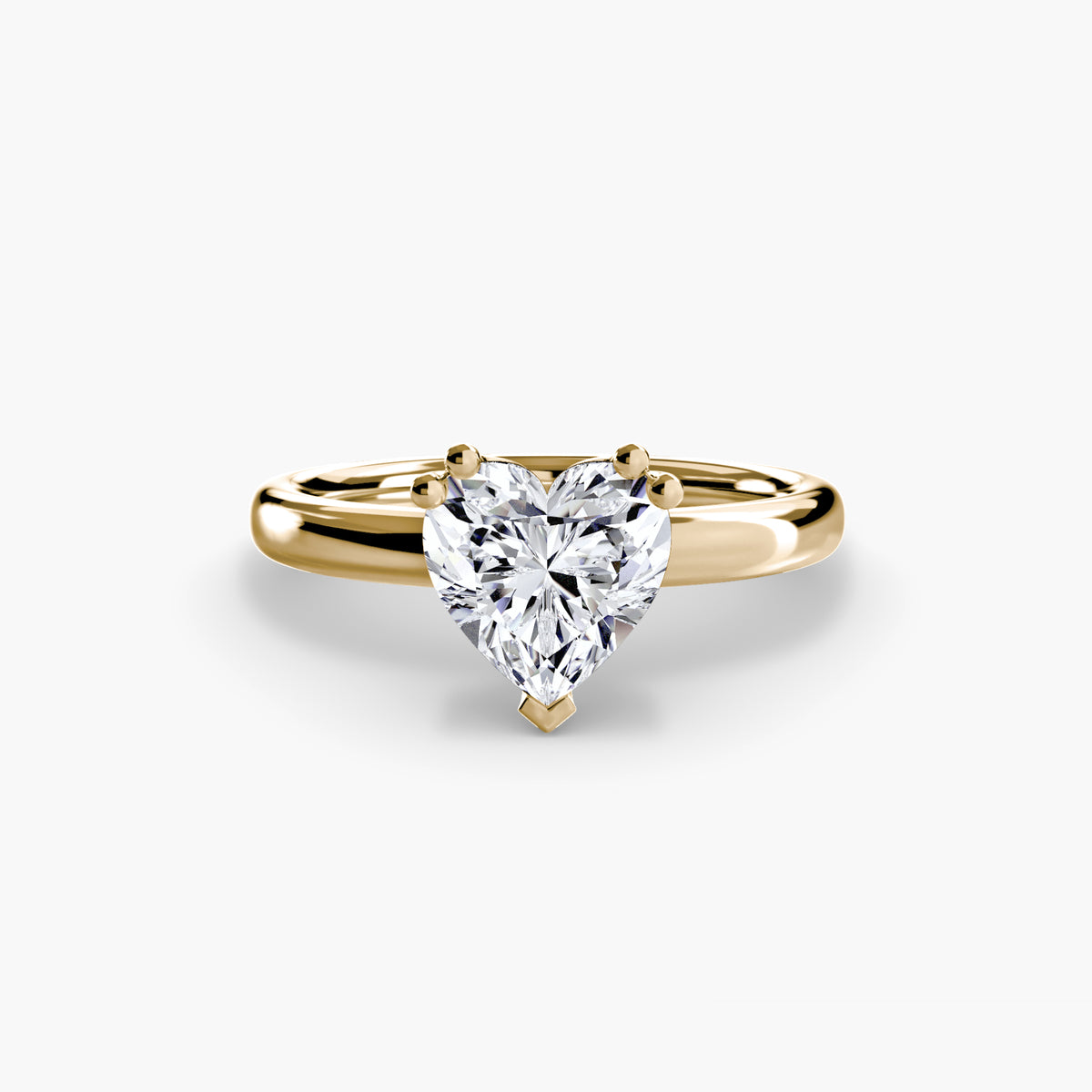 Ring Setting - 18K Yellow Gold (Radiant)