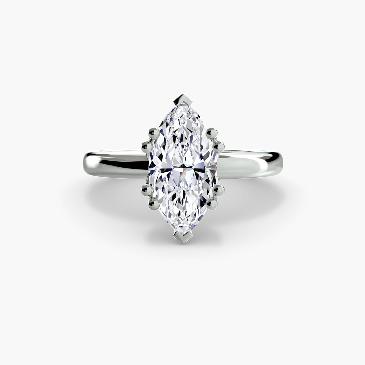 Ring Setting - 14K Yellow Gold (Round)