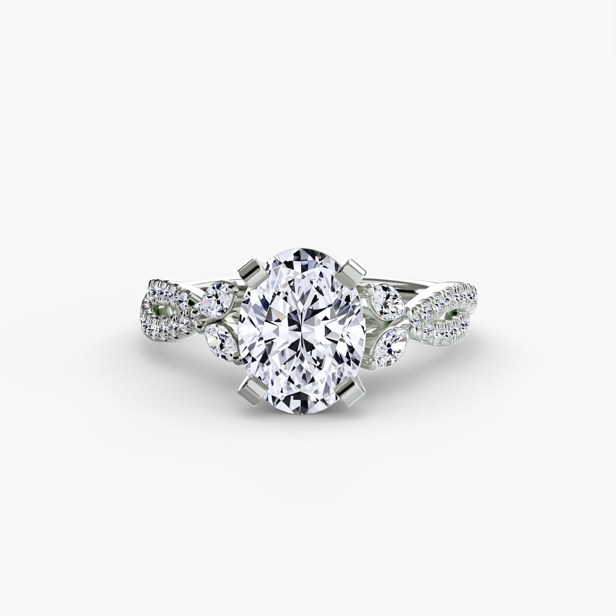Ring Setting - 18K Yellow Gold (Round)