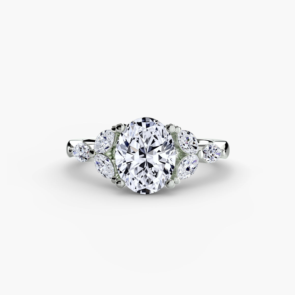 Ring Setting - 14K Yellow Gold (Oval)