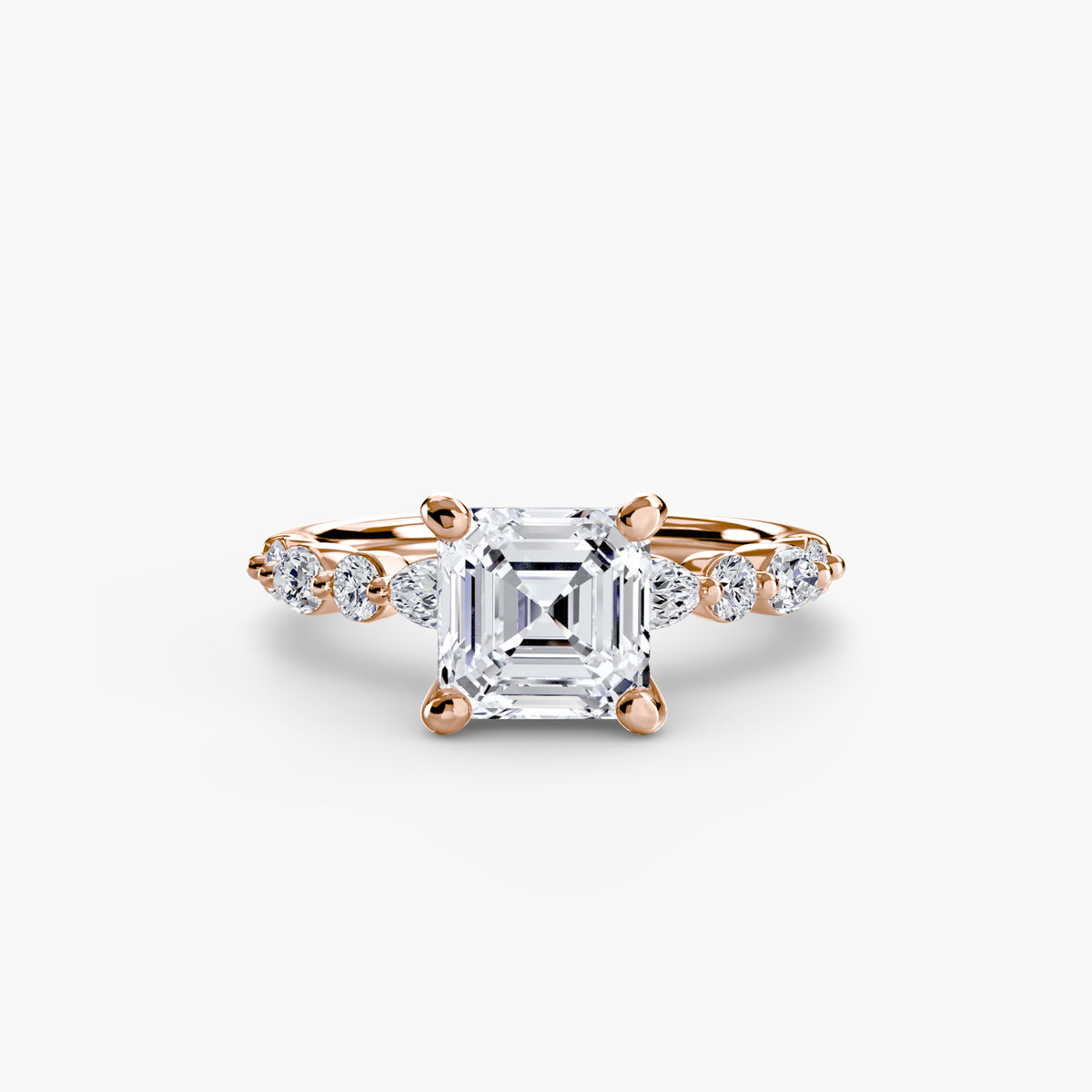 Ring Setting - 14K Rose Gold (Marquise)