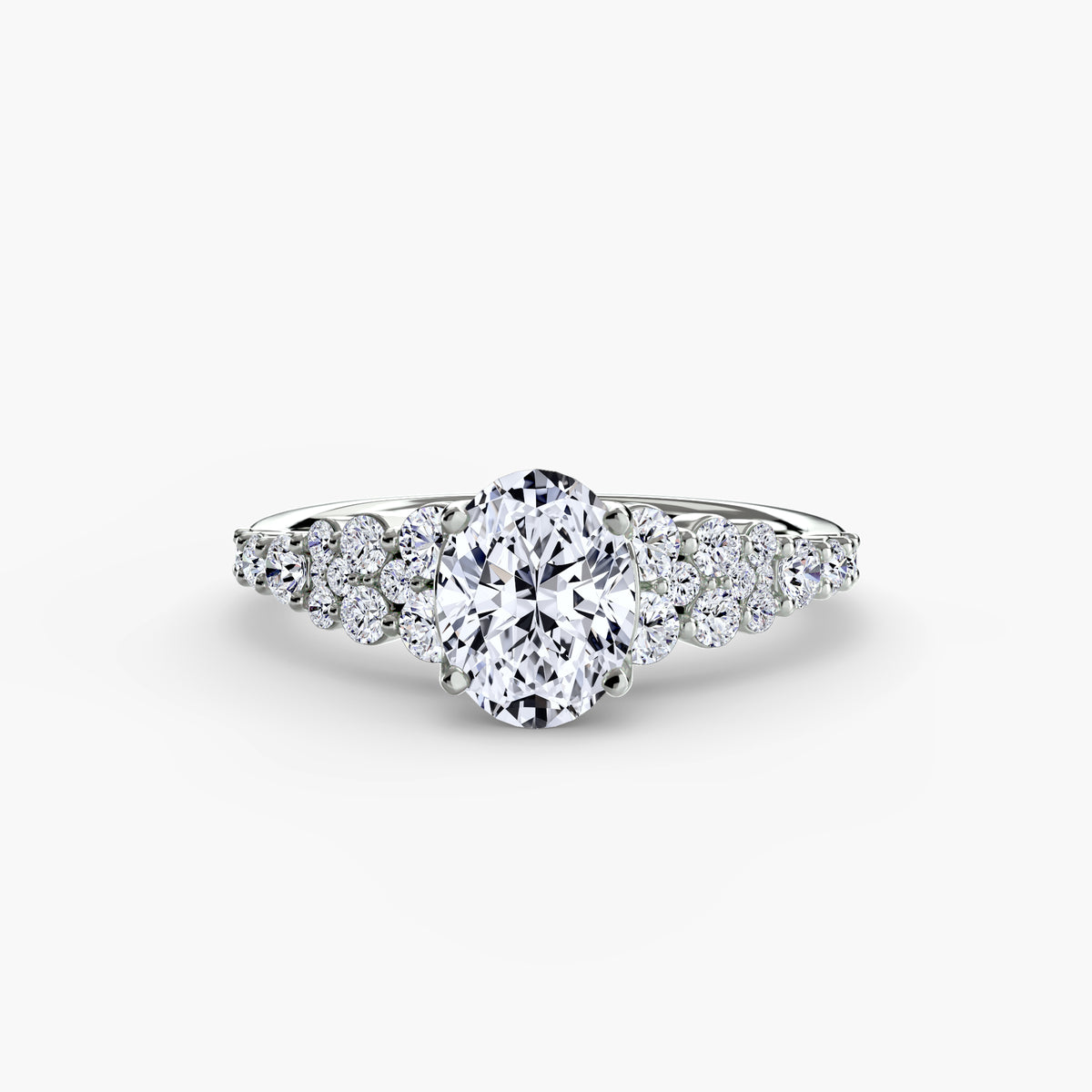 Ring Setting - 18K Yellow Gold (Oval)