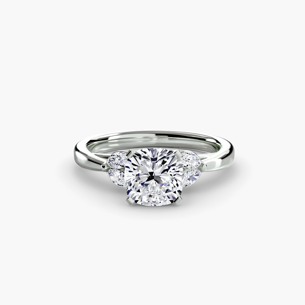 Ring Setting - 950 Platinum (Oval)