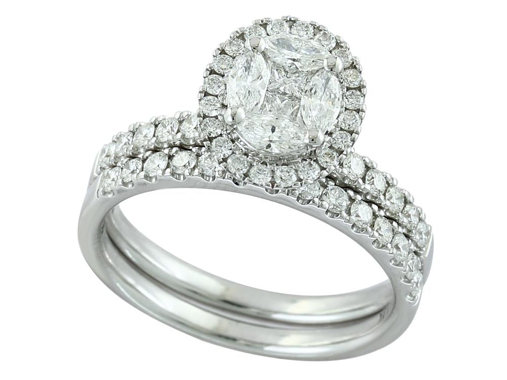 EFFY 14K WHITE GOLD RING