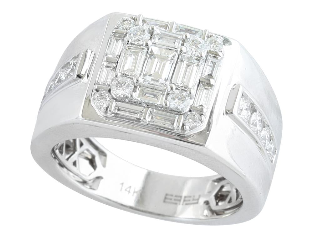 EFFY 14K WHITE GOLD DIAMOND RING