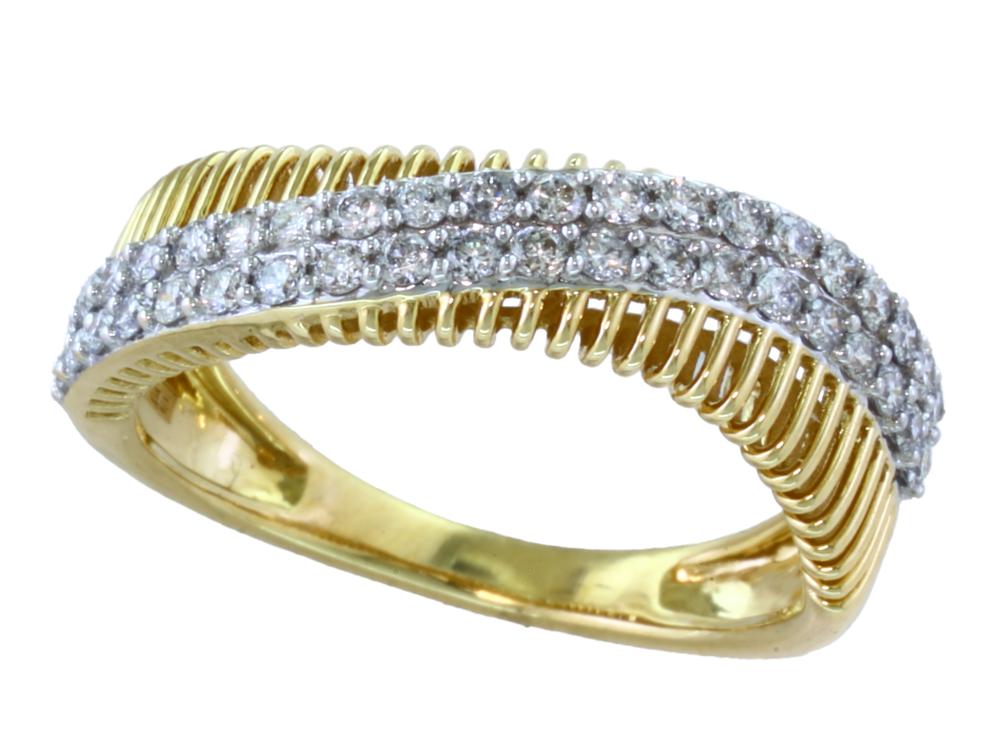 EFFY 14K YELLOW GOLD DIAMOND RING