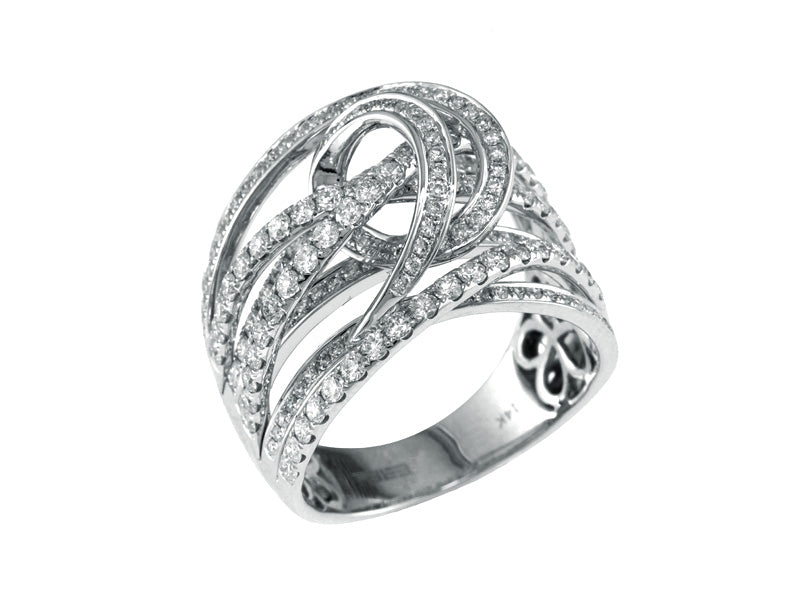 EFFY 14K WHITE GOLD DIAMOND RING