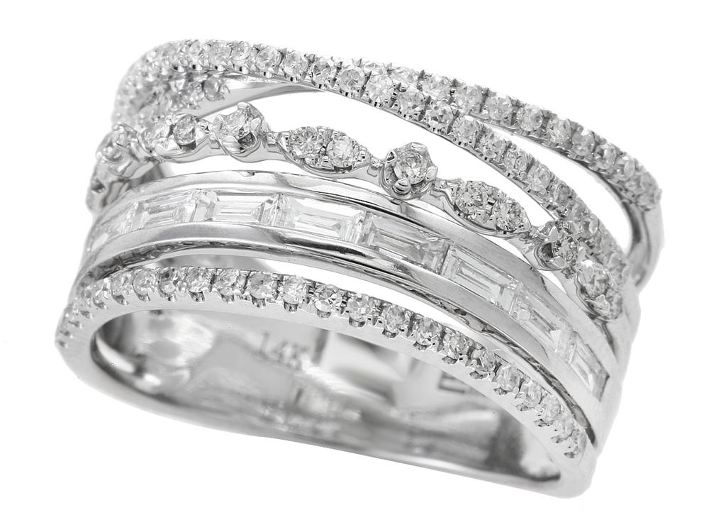 EFFY 14K WHITE GOLD DIAMOND RING