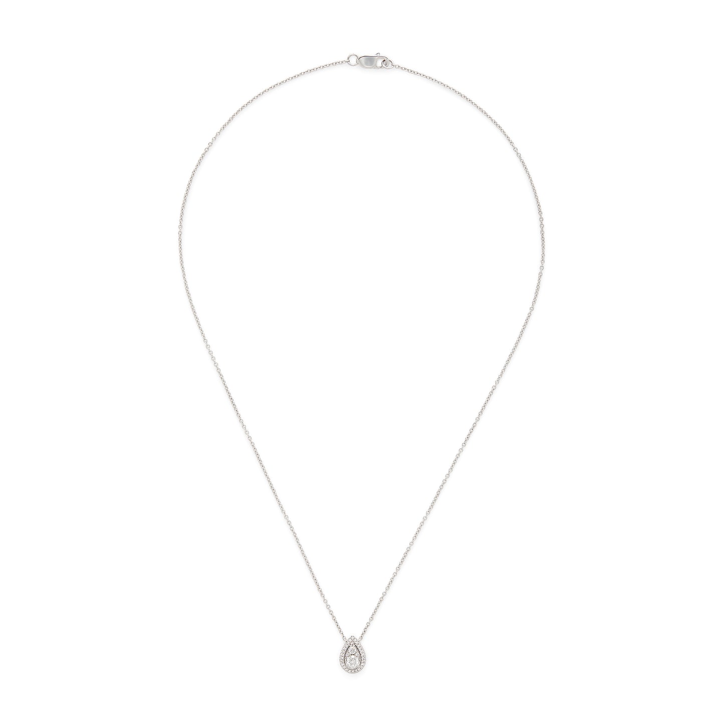 Effy 14K White Gold Diamond Necklace