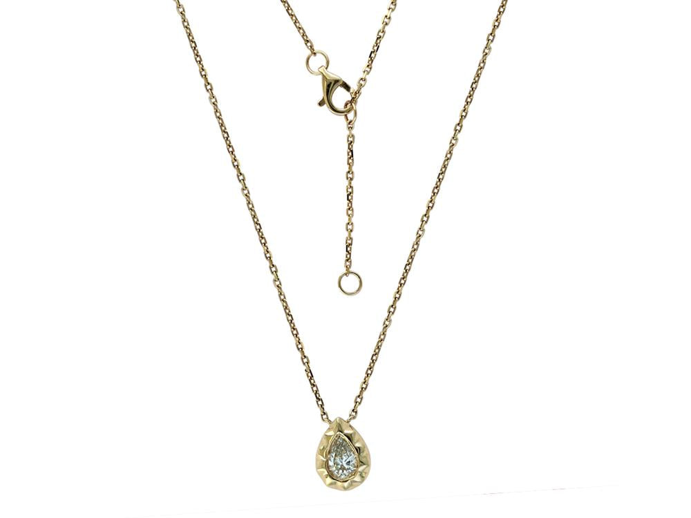 EFFY 14K YELLOW GOLD DIAMOND NECKLACE (WITH 0.34CT CENTER SIZE) CENTER SIZE: 0.34CT
