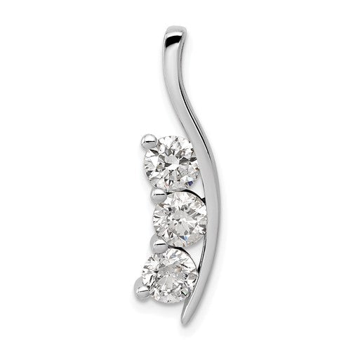14k White Gold Halo (Holds 1.25 carat (7mm) Round Center) 3/8 carat Diamond Semi-mount Engagement Ring