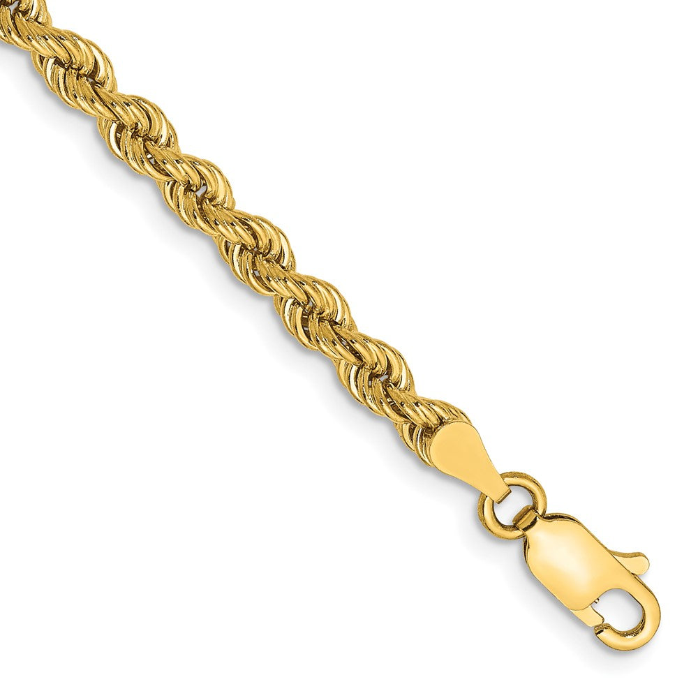 14k 3.65mm Solid Rope Chain