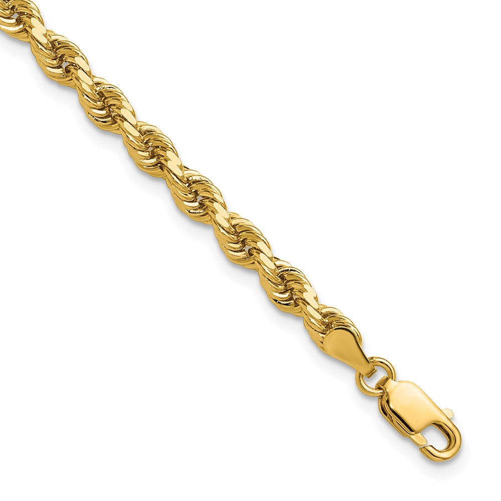 14k 4.0mm Diamond-cut Rope Chain