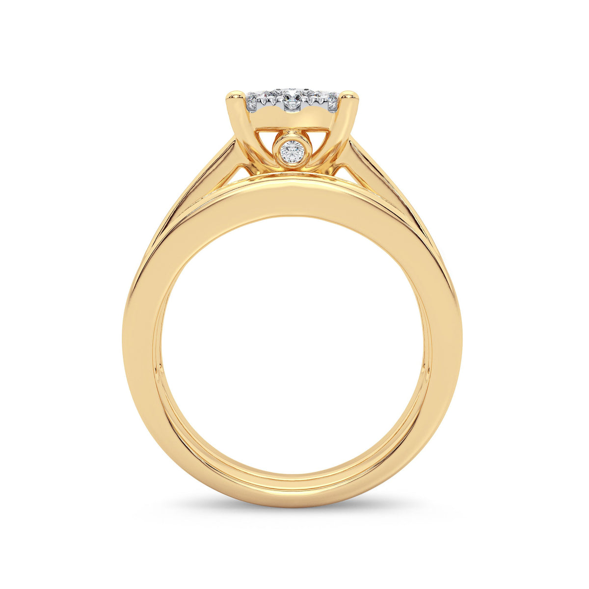 14K   0.50CT  DIA  BRIDAL  RING