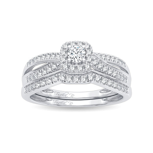 14K 0.33ct Diamond Bridal Ring