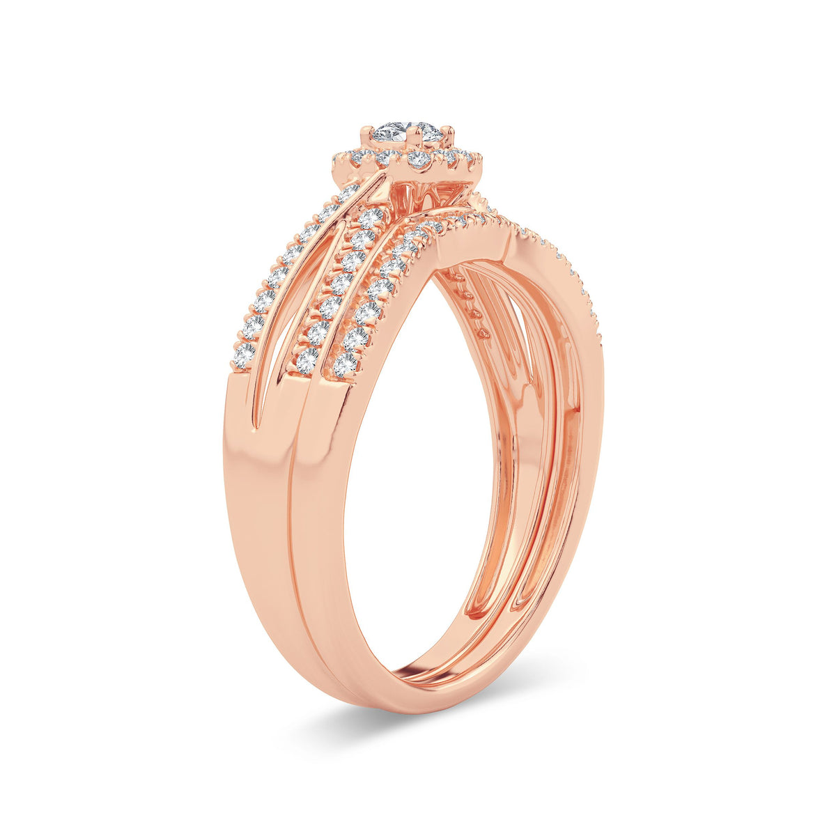 14K 0.33ct Diamond Bridal Ring