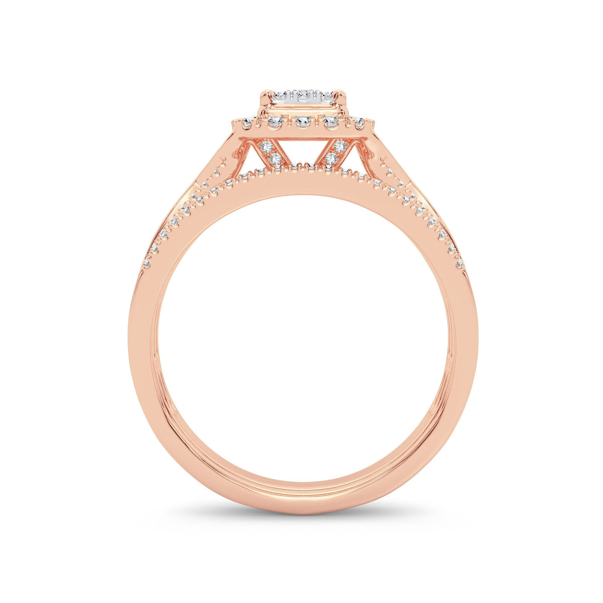 14K 0.50ct Diamond Bridal Ring