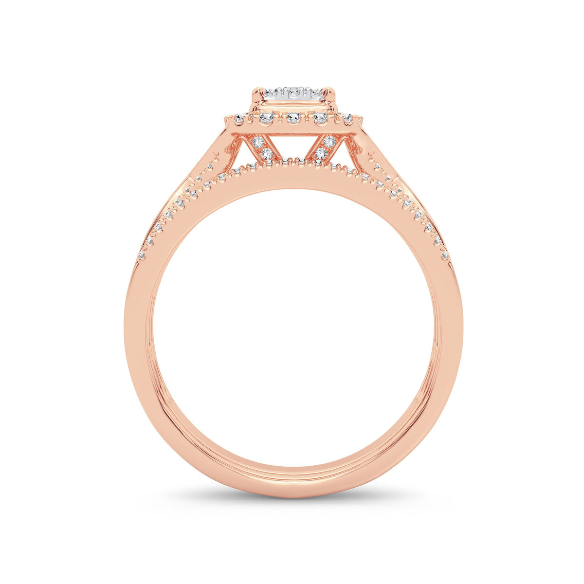 10K 0.50ct Diamond Bridal Ring