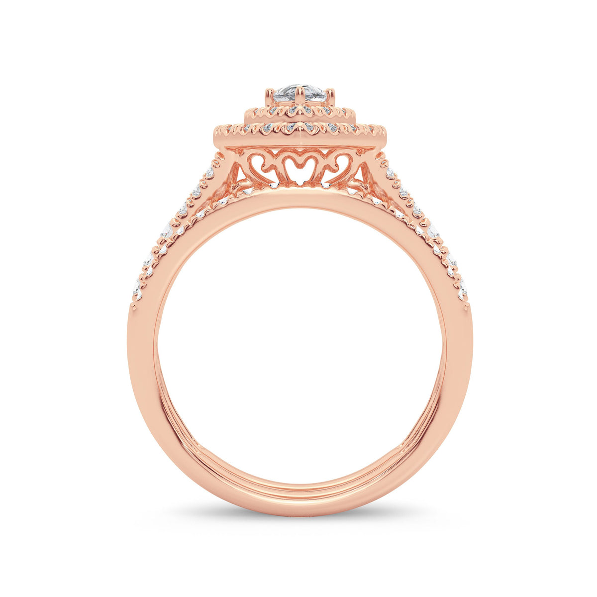14K 1.00CT Diamond Bridal Ring