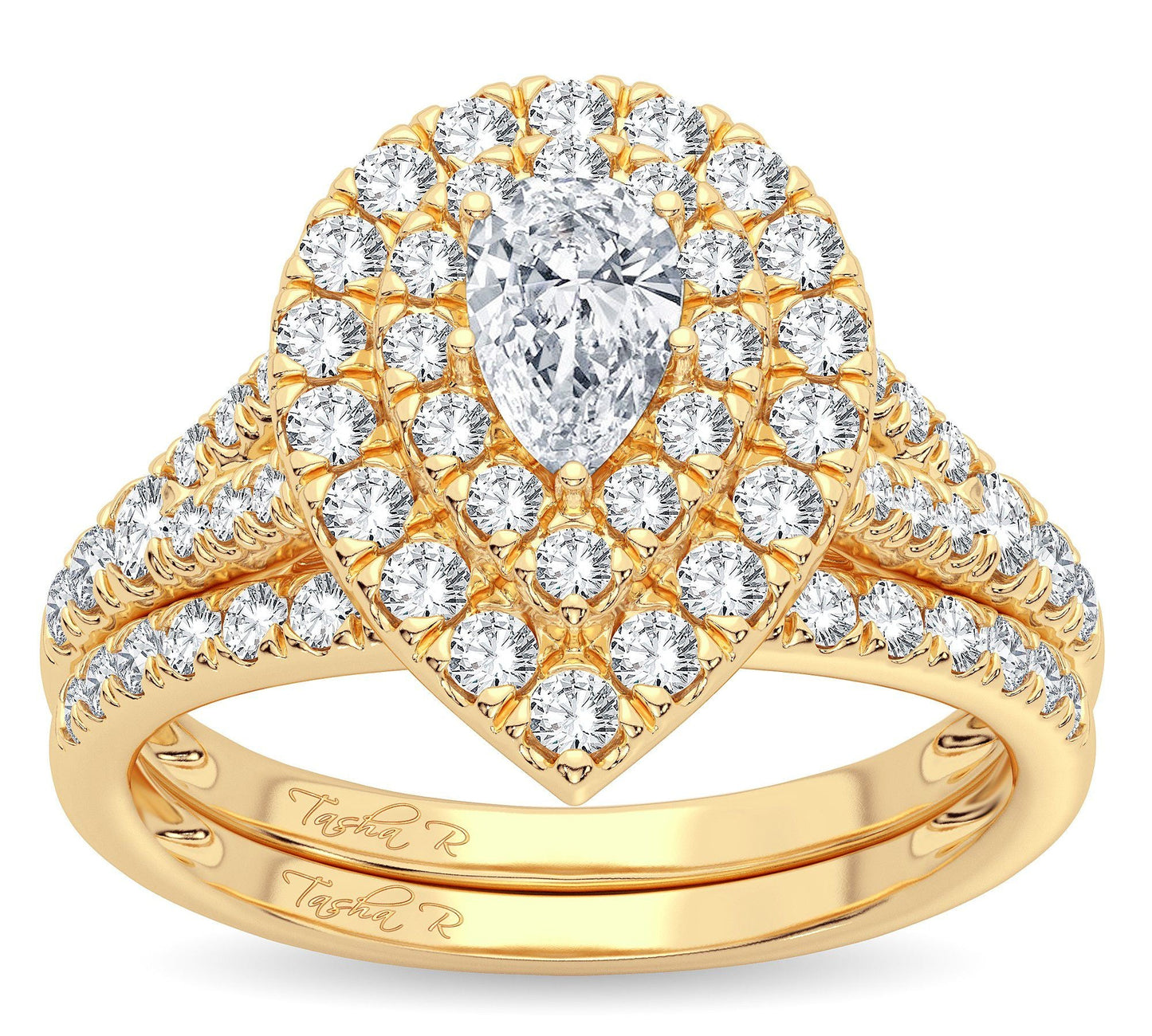 14K 1.00CT Diamond Bridal Ring