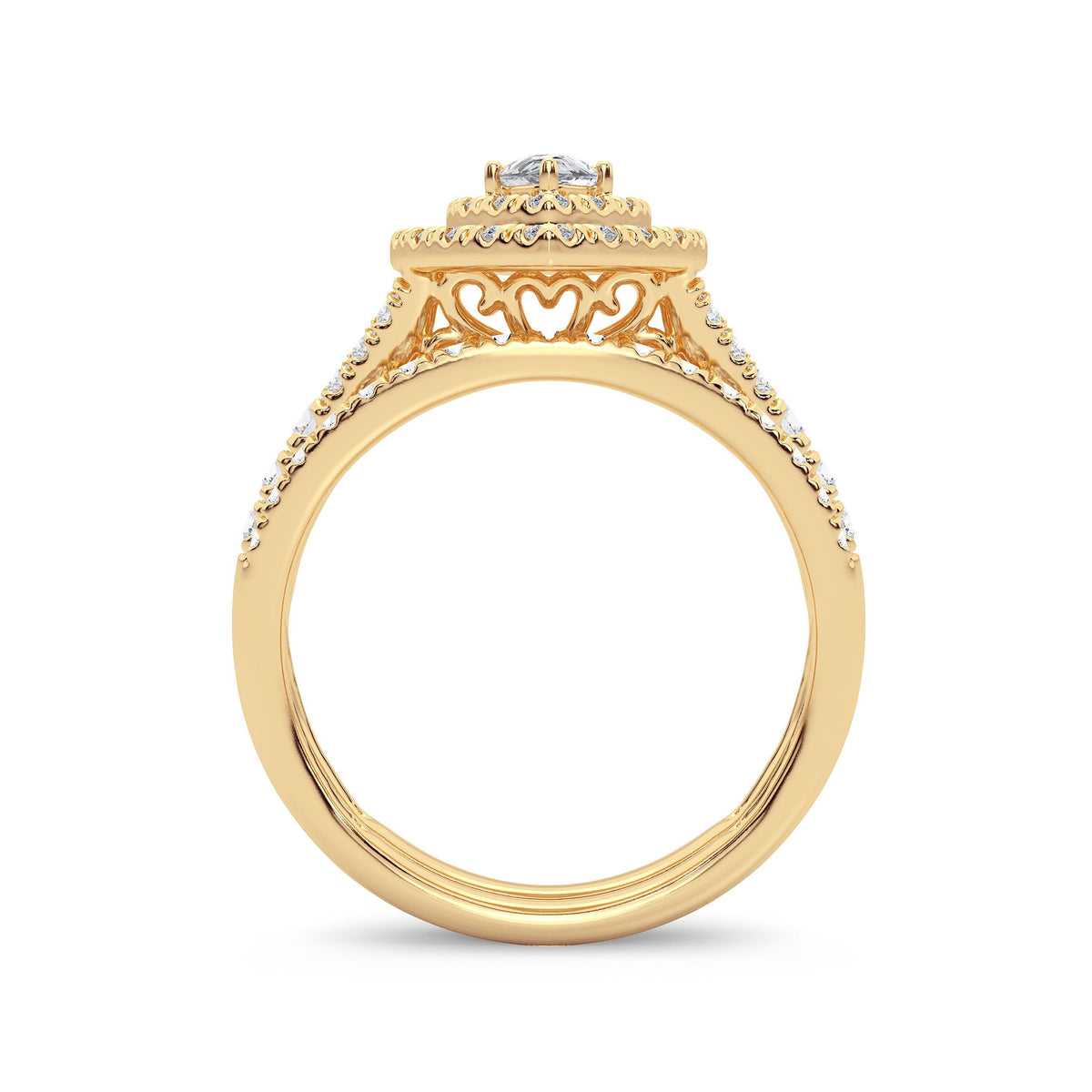 14K 1.00CT Diamond Bridal Ring