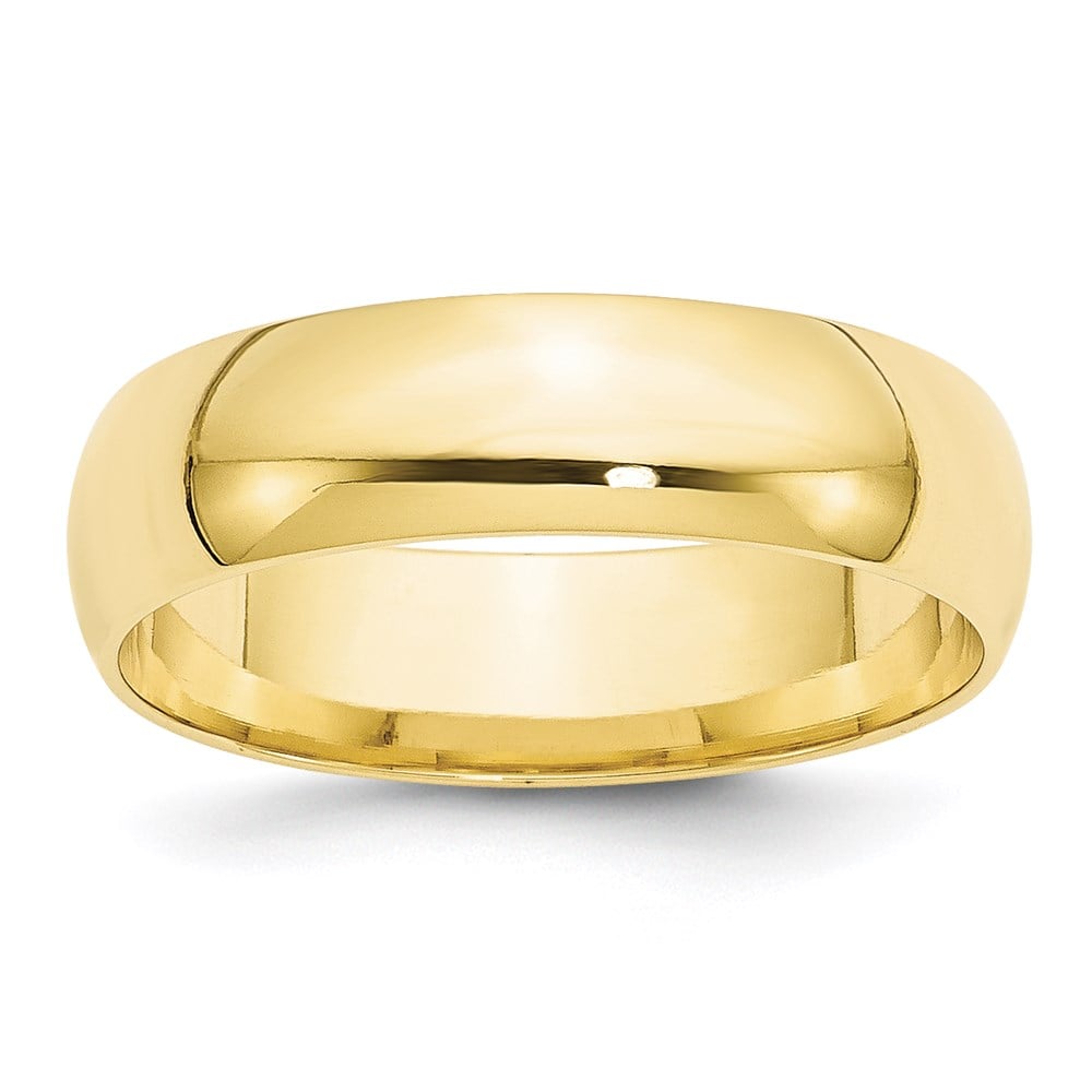 10KY 6mm LTW Comfort Fit Band Size 6.5