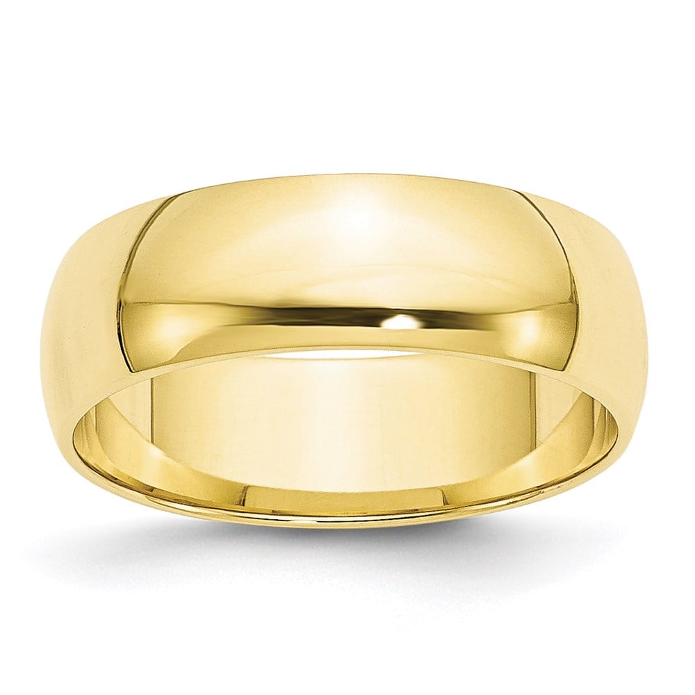 10KY 6mm LTW Half Round Band Size 4.5