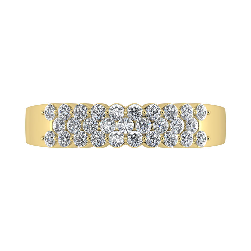 Diamond 1/2 Ct.Tw. Fashion Band in 14K Yellow Gold