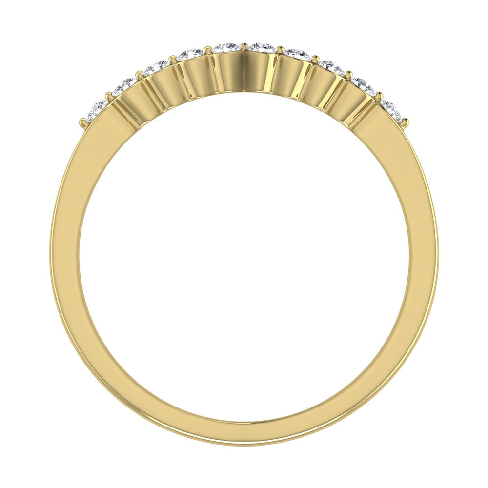 Diamond 1/2 Ct.Tw. Fashion Band in 14K Yellow Gold