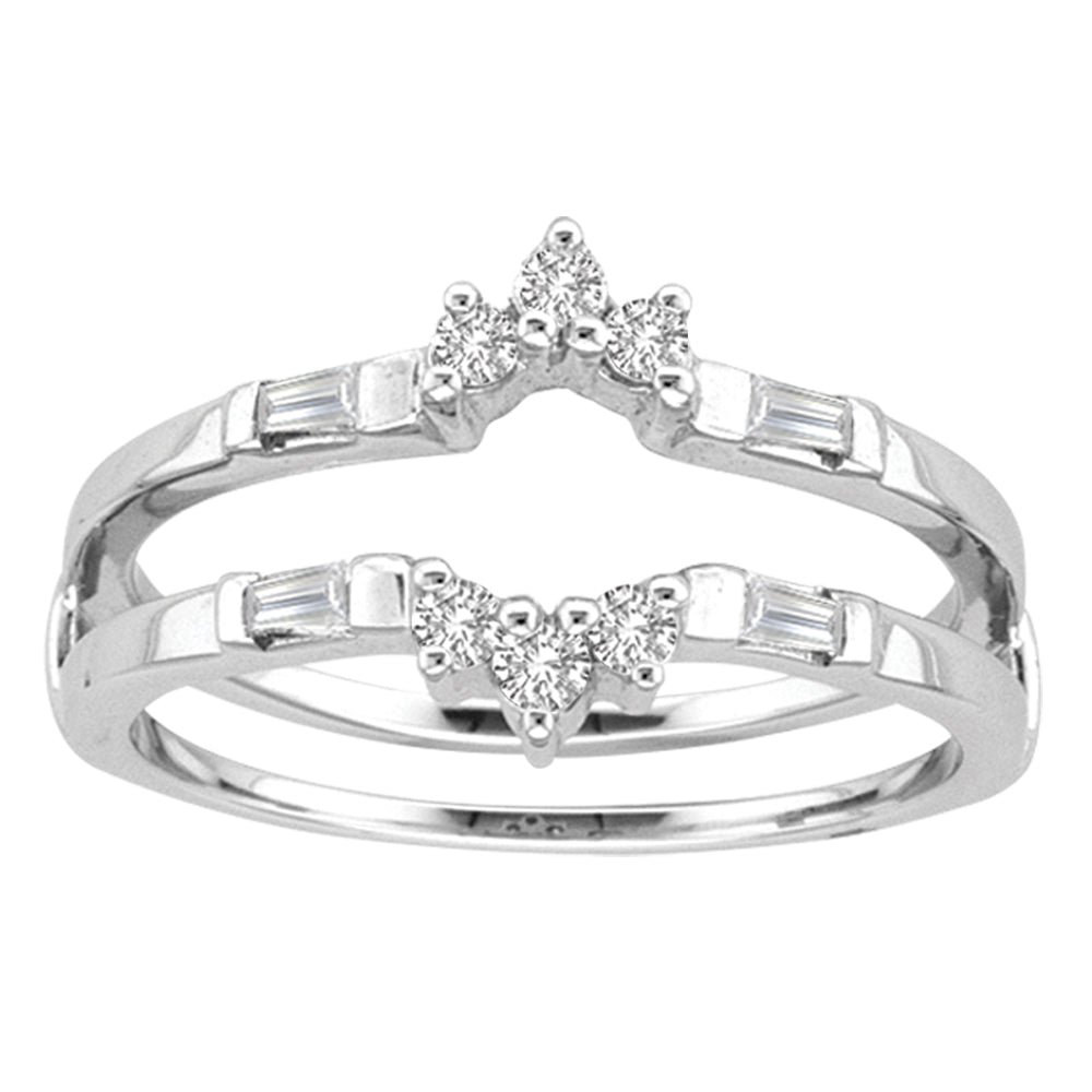 14K  0.27CT  Diamond  RING GUARD.