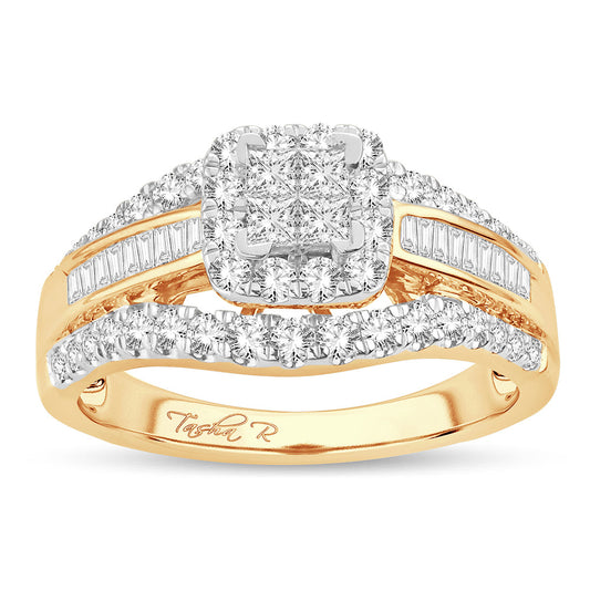 14K  0.50CT PR/CT  Diamond BRIDAL   RING