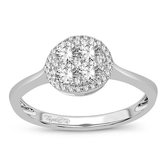 14K  0.48CT  DIAMOND  RING