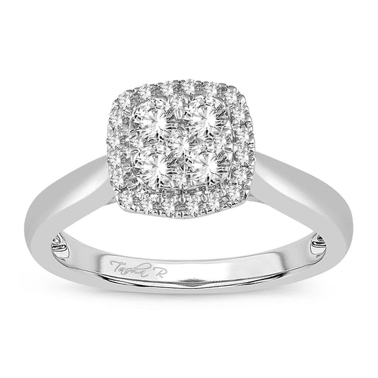 14K  0.48CT  DIAMOND  RING