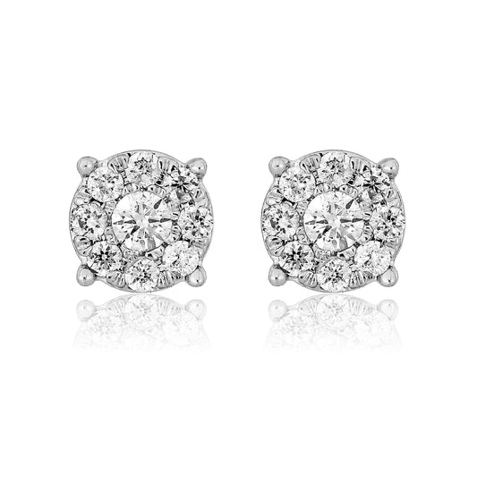 14K  0.50ct Diamond Earring