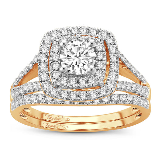 14K   White Gold 1.11Ct Bridal Ring